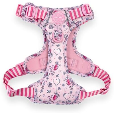 Pawsome Paws Boutique Piglet Small Tough Trails Dog Harness Adjustable Disney Design No Pull Harness with Reflective Trim & Sturdy Buckle Pawsome Paws Boutique Piglet Small Tough Trails Dog Harness Adjustable Disney Design No Pull Harness with Reflective Trim & Sturdy Buckle