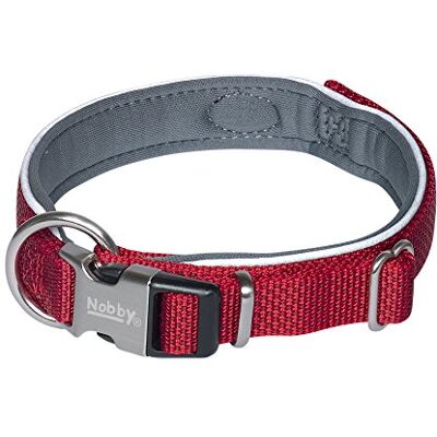 Nobby Collar "Classic Preno Royal" 80631-01, red, M-L (neck circumference 45-55 cm) Nobby Collar "Classic Preno Royal" 80631-01, red, M-L (neck circumference 45-55 cm)