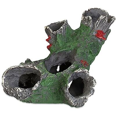 RELAXDAYS Aquarium Rock Decor - Natural Cave Trunk - 6.5x15x10cm RELAXDAYS Aquarium Rock Decor - Natural Cave Trunk - 6.5x15x10cm