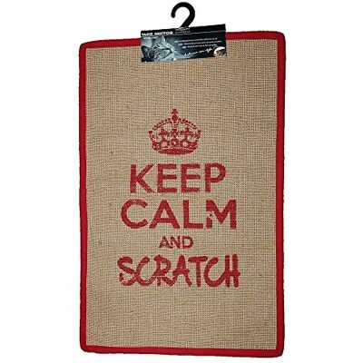 Wouapy Cat Scratch Mat - Rectangular Sisal Anti-Slip - 60x38cm - Red Wouapy Cat Scratch Mat - Rectangular Sisal Anti-Slip - 60x38cm - Red