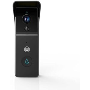 NEDIS Smart Wi-Fi Video Doorbell Camera with Chime, 3MP Full HD 1296p, Wireless Battery Powered with Motion Sensor, Night Vision and 2-Way Audio NEDIS Smart Wi-Fi Video Doorbell Camera with Chime, 3MP Full HD 1296p, Wireless Battery Powered with Motion Sensor, Night Vision and 2-Way Audio