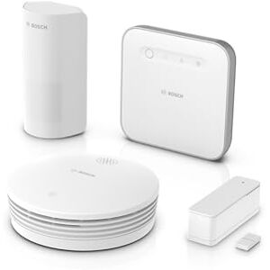 Bosch Smart Home security II starter kit, reliable protection against fire and break-ins, compatible with Apple Homekit, Amazon Alexa and Google Assistant Bosch Smart Home security II starter kit, reliable protection against fire and break-ins, compatible with Apple Homekit, Amazon Alexa and Google Assistant