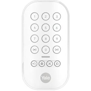 Yale Keypad Arm, Part-Arm, Disarm Control 4 Security Areas Panic Button PIN Security Backlit Keys Only Compatible with New Smart Alarm Yale Keypad Arm, Part-Arm, Disarm Control 4 Security Areas Panic Button PIN Security Backlit Keys Only Compatible with New Smart Alarm