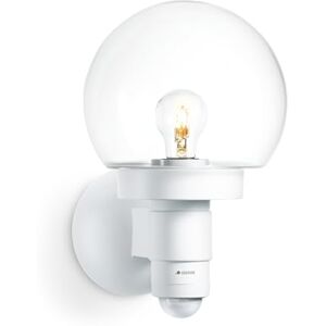 Steinel L 115 S white Sensor-switched outdoor light with crystal glass, 240° motion detector, max. 12m reach, max. 60W Steinel L 115 S white Sensor-switched outdoor light with crystal glass, 240° motion detector, max. 12m reach, max. 60W