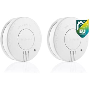 Smartwares FSM-11517 Smoke Detector - Photoelectric, Set of 2, 85dB Smartwares FSM-11517 Smoke Detector - Photoelectric, Set of 2, 85dB