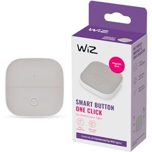 WiZ Smart Button Portable Accessory WiFi Connected. App Control for Home Indoor Lighting Automation, Livingroom, Bedroom, 929003501301, One Colour WiZ Smart Button Portable Accessory WiFi Connected. App Control for Home Indoor Lighting Automation, Livingroom, Bedroom, 929003501301, One Colour