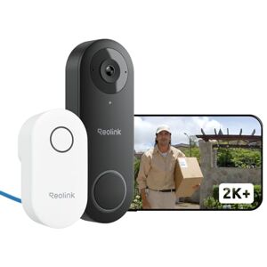 Reolink PoE Video Doorbell Camera Wired with Chime, 5MP Super HD Smart Video Doorbell V2 with Camera, 180° Diagonal View, Human Detection, Two-Way Audio, Remote Access, Waterproof, Video Doorbell PoE Reolink PoE Video Doorbell Camera Wired with Chime, 5MP Super HD Smart Video Doorbell V2 with Camera, 180° Diagonal View, Human Detection, Two-Way Audio, Remote Access, Waterproof, Video Doorbell PoE