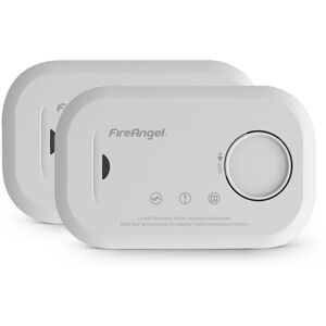 Fireangel Carbon Monoxide Alarm and Detector FA6813 10-Year Sensor Life CO Alarm for Home w/Batteries Travel, Portable Carbon Monoxide Detector CO Detector Monitor w/Test Button 2-Pack Fireangel Carbon Monoxide Alarm and Detector FA6813 10-Year Sensor Life CO Alarm for Home w/Batteries Travel, Portable Carbon Monoxide Detector CO Detector Monitor w/Test Button 2-Pack