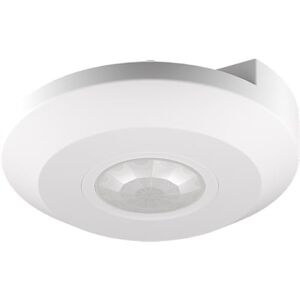 Goobay Motion Sensor for Indoor Use, Ceiling Mounting, 360° Flat Surface-Mounted, 12 m Range, Slim Design, LED Suitable up to 600 W, Light Switch Replacement IP20 White 79605 Goobay Motion Sensor for Indoor Use, Ceiling Mounting, 360° Flat Surface-Mounted, 12 m Range, Slim Design, LED Suitable up to 600 W, Light Switch Replacement IP20 White 79605