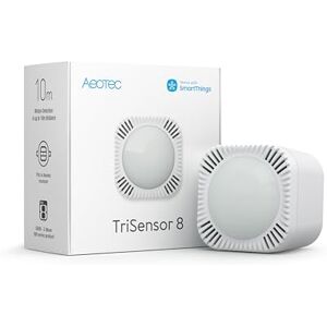 AEOTEC TriSensor 8 3-in-1 multi-sensor motion in 10m radius temperature in °C light in lux Z-Wave Gen8 long range hub required works with SmartThings, Homey, HomeAssistant AEOTEC TriSensor 8 3-in-1 multi-sensor motion in 10m radius temperature in °C light in lux Z-Wave Gen8 long range hub required works with SmartThings, Homey, HomeAssistant