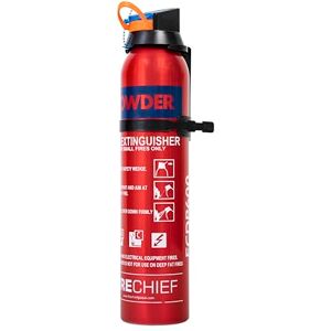Firechief 600g BC Powder Fire Extinguisher – Ready to Use in Seconds – Lightweight Travel Extinguisher for Vehicles & Home – Multi Purpose Class B & C Aerosol Fire Extinguisher – 5 Year Guarantee Firechief 600g BC Powder Fire Extinguisher – Ready to Use in Seconds – Lightweight Travel Extinguisher for Vehicles & Home – Multi Purpose Class B & C Aerosol Fire Extinguisher – 5 Year Guarantee