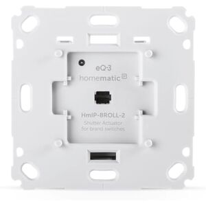 Homematic IP Smart Home roller shutter actuator for brand switches, digital control for 1 roller shutters via app, Alexa & Google Assistant, smart retrofitting of electric roller shutters, 151322A0C Homematic IP Smart Home roller shutter actuator for brand switches, digital control for 1 roller shutters via app, Alexa & Google Assistant, smart retrofitting of electric roller shutters, 151322A0C
