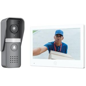 Mercury 2-Wire Wi-Fi Video Door Entry System with 7" Touchscreen Monitor, 1080p Outdoor Camera, Night Vision, Two-Way Audio, Electric Gate Release, UK Home Intercom Kit for Smart Security Mercury 2-Wire Wi-Fi Video Door Entry System with 7" Touchscreen Monitor, 1080p Outdoor Camera, Night Vision, Two-Way Audio, Electric Gate Release, UK Home Intercom Kit for Smart Security