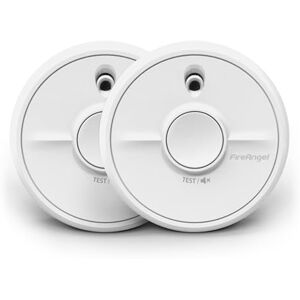 Fireangel SB1-R Smoke Alarm Toast Proof, Optical Smoke Alarms for Home with Replaceable Battery and Test/Silence Button Early Smoke Detector Fire Alarm 90 x 35 mm White 2-Pack Fireangel SB1-R Smoke Alarm Toast Proof, Optical Smoke Alarms for Home with Replaceable Battery and Test/Silence Button Early Smoke Detector Fire Alarm 90 x 35 mm White 2-Pack