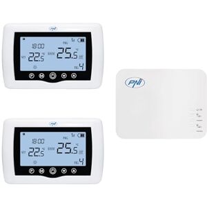 PNI CT410 PRO smart thermostat hysteresis ± 0.1°C wireless, with WiFi, 2-zone control via Internet, for heating systems, pumps, solenoid valves, TuyaSmart APP PNI CT410 PRO smart thermostat hysteresis ± 0.1°C wireless, with WiFi, 2-zone control via Internet, for heating systems, pumps, solenoid valves, TuyaSmart APP