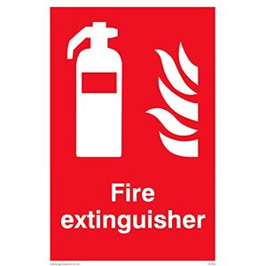 Viking Pack of five Fire Extinguisher Sign 100x150mm A6P Viking Pack of five Fire Extinguisher Sign 100x150mm A6P