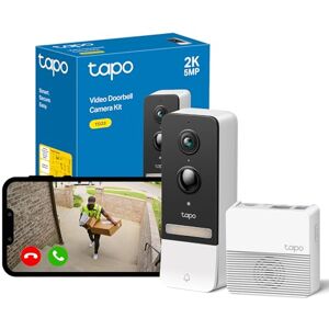 Tapo TD23 2K 5MP Battery Video Doorbell, No Monthly fee,160°Doorbell Camera Wireless,2 Way Audio,Long Battery Life,Ring Chime Included,Colour Night,Flexible Storage,IP54,APP Control,Alexa/Google Tapo TD23 2K 5MP Battery Video Doorbell, No Monthly fee,160°Doorbell Camera Wireless,2 Way Audio,Long Battery Life,Ring Chime Included,Colour Night,Flexible Storage,IP54,APP Control,Alexa/Google