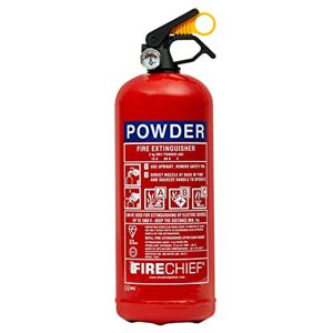 Firechief Multi Purpose Powder Fire Extinguisher – Ready to Use in Seconds – 2kg ABC Fire Extinguisher for Home & Kitchen Use – 5 Year Guarantee – Portable Extinguisher for Garages, Workshops & Sheds Firechief Multi Purpose Powder Fire Extinguisher – Ready to Use in Seconds – 2kg ABC Fire Extinguisher for Home & Kitchen Use – 5 Year Guarantee – Portable Extinguisher for Garages, Workshops & Sheds