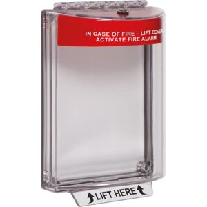 STI Safety Technology International Universal Stopper, -13010FR, Polycarbonate Call Point Cover, MCP Protector, Fire Alarm Cover, Flush Mount, Fire Red Hood STI Safety Technology International Universal Stopper, -13010FR, Polycarbonate Call Point Cover, MCP Protector, Fire Alarm Cover, Flush Mount, Fire Red Hood