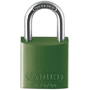 ABUS padlock 72/40 lightweight titanium material with high corrosion protection including 2 keys security level 6 green ABUS padlock 72/40 lightweight titanium material with high corrosion protection including 2 keys security level 6 green