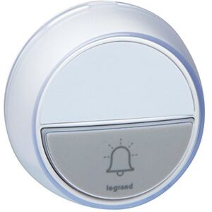 Legrand 094278 Comfort Wireless Button with LED Light Signal to Extend Comfort and Premium Wireless Bell Set, Protection Class IP44 Legrand 094278 Comfort Wireless Button with LED Light Signal to Extend Comfort and Premium Wireless Bell Set, Protection Class IP44