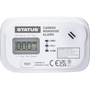 Status - SDCMA3XAA1PB4 - White - Carbon Monoxide Alarm Status - SDCMA3XAA1PB4 - White - Carbon Monoxide Alarm