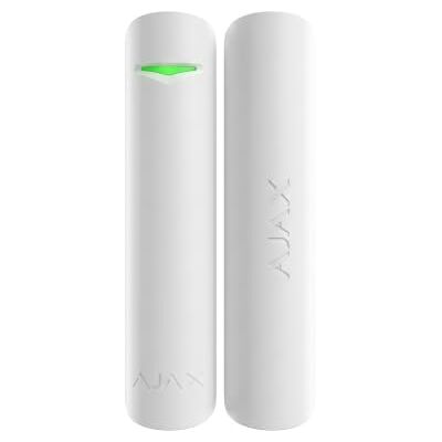AJAX DOORPROTECT Plus White Magnetic Opening Detector Tilt and Impact 38101 AJAX DOORPROTECT Plus White Magnetic Opening Detector Tilt and Impact 38101