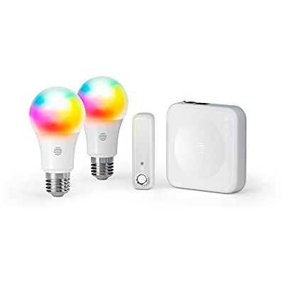 Hive 852003 Smart Lighting EUK-2x Colour E27 & Motion Sensor with Hub, White Hive 852003 Smart Lighting EUK-2x Colour E27 & Motion Sensor with Hub, White