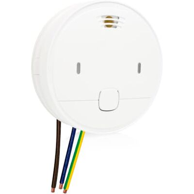 Smartwares Smoke Alarm, Interconnectable, Wired, 10-Year sensor, FSM-17300 Interconnects up to 12 alarms, photoelectric sensor, 9 V backup battery, low-battery indicator and test button Smartwares Smoke Alarm, Interconnectable, Wired, 10-Year sensor, FSM-17300 Interconnects up to 12 alarms, photoelectric sensor, 9 V backup battery, low-battery indicator and test button