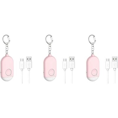 Jnchdghwa 3X Personal Alarm Rechargeable Waterproof Emergency Self SOS Alert Rape Whistle Safety Siren for Women Jnchdghwa 3X Personal Alarm Rechargeable Waterproof Emergency Self SOS Alert Rape Whistle Safety Siren for Women