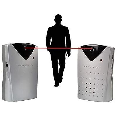 Homesafe WIRELESS SAFETY BEAM PERIMETER INTRUDER ALARM & ALERT CHIME w/ 2 POWER ADAPTERS Homesafe WIRELESS SAFETY BEAM PERIMETER INTRUDER ALARM & ALERT CHIME w/ 2 POWER ADAPTERS
