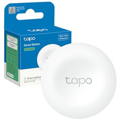 Tapo S200B Smart Button, One-Click Alarm, Lighting Control, Customized Actions, Smart Doorbell, Magnetic Mounting, Battery Included, Easy Installation, Multiple Locations Control, Hub Required Tapo S200B Smart Button, One-Click Alarm, Lighting Control, Customized Actions, Smart Doorbell, Magnetic Mounting, Battery Included, Easy Installation, Multiple Locations Control, Hub Required