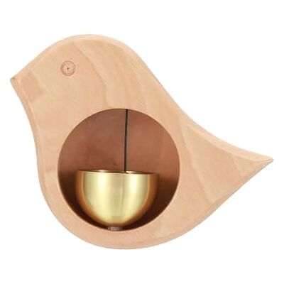 TYHIJUK Wooden Bird Shape Doorbell Shopkeepers Bells for Home, B Door Chimes for Door Opening Home Entrance Decoration, Farmhouses Decors for Home Entryway Garden TYHIJUK Wooden Bird Shape Doorbell Shopkeepers Bells for Home, B Door Chimes for Door Opening Home Entrance Decoration, Farmhouses Decors for Home Entryway Garden