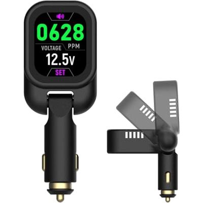 EvoDevice Car CO2 Monitor, Plug-in, No Battery Needed, Real-Time 10s Sampling, Rotatable Color Screen, Beep Alarm for High CO2, Fits 12V/24V Vehicles EvoDevice Car CO2 Monitor, Plug-in, No Battery Needed, Real-Time 10s Sampling, Rotatable Color Screen, Beep Alarm for High CO2, Fits 12V/24V Vehicles