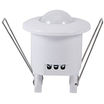 Zerodis Mini Adjustable 360 Degree Ceiling PIR Infrared Motion Induction Sensor Detector Lamp Light Switch 110-240V Zerodis Mini Adjustable 360 Degree Ceiling PIR Infrared Motion Induction Sensor Detector Lamp Light Switch 110-240V