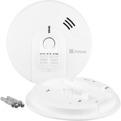 Kidde Firex Sentry KF31 Mains Powered Heat Alarm – Alkaline Backup Battery Wired, Interlinked Heat Alarms for Home with Test Button and LED Indicators – White Kidde Firex Sentry KF31 Mains Powered Heat Alarm – Alkaline Backup Battery Wired, Interlinked Heat Alarms for Home with Test Button and LED Indicators – White