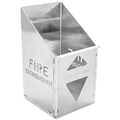 BLACK BOAR Aluminum Holder for Enclosed Trailer/Garage Securely Holds a 5lb. fire Extinguisher Durable Construction Easy to Install (66105) BLACK BOAR Aluminum Holder for Enclosed Trailer/Garage Securely Holds a 5lb. fire Extinguisher Durable Construction Easy to Install (66105)