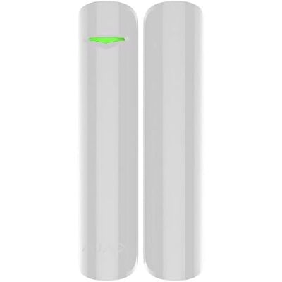 OBA Ajx DoorProtect Wireless Magnetic Detector for Doors White Duration 7 years battery life, external contact included, multiple magnets included, metal compatible, wireless OBA Ajx DoorProtect Wireless Magnetic Detector for Doors White Duration 7 years battery life, external contact included, multiple magnets included, metal compatible, wireless