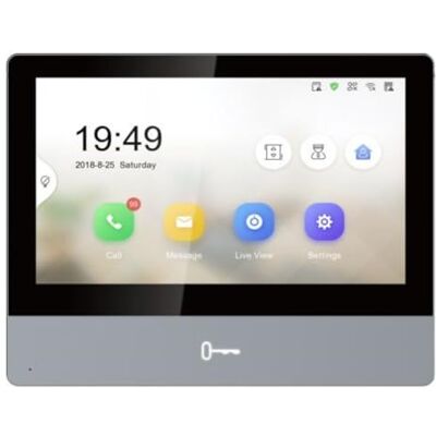 Hikvision Digital Technology DS-KH8350-WTE1 video intercom system 17.8 cm (7") Black,Grey Hikvision Digital Technology DS-KH8350-WTE1 video intercom system 17.8 cm (7") Black,Grey
