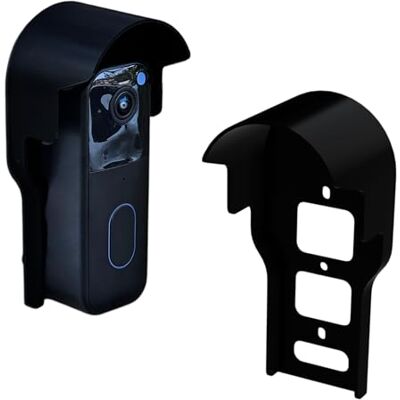 EchoPK Blink Doorbell Rain Sun Cover Mount Compatible with New Gen and First Gen – Weatherproof Doorbell Protector Housing Hood, Outdoor Doorbell Camera Rain Shield & Sun Visor EchoPK Blink Doorbell Rain Sun Cover Mount Compatible with New Gen and First Gen – Weatherproof Doorbell Protector Housing Hood, Outdoor Doorbell Camera Rain Shield & Sun Visor