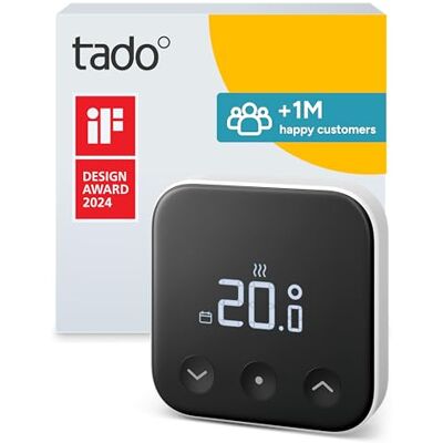 Tado Wired Smart Thermostat X - Add-On As Wired Room Thermostat, Heating Control Tado Wired Smart Thermostat X - Add-On As Wired Room Thermostat, Heating Control