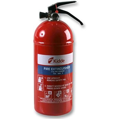Kidde KSPD2G Multi-Purpose Fire Extinguisher 2kg ABC Powder Kidde KSPD2G Multi-Purpose Fire Extinguisher 2kg ABC Powder