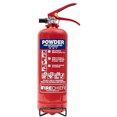 Firechief Core ABC Powder Fire Extinguisher 2kg Small Fire Extinguisher Quick and Easy to Use Multipurpose Use Kitemark Certified to BS EN 3 CXP2 Model Firechief Core ABC Powder Fire Extinguisher 2kg Small Fire Extinguisher Quick and Easy to Use Multipurpose Use Kitemark Certified to BS EN 3 CXP2 Model