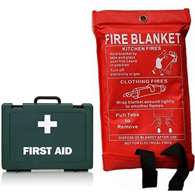 noondl ltd limited Fire Blanket and First Aid Kit ideal for Kitchens,Garage,Office and Restaurants BY Noondl Doctor noondl ltd limited Fire Blanket and First Aid Kit ideal for Kitchens,Garage,Office and Restaurants BY Noondl Doctor