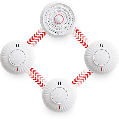 Veltz Wireless Interlinked Smoke & Heat Alarm Bundle Scotland & England Law Compliant 10 Year Battery Life CE & BS Certified LINKD Alarms Easy Set Up UK Phone & Email Support Veltz Wireless Interlinked Smoke & Heat Alarm Bundle Scotland & England Law Compliant 10 Year Battery Life CE & BS Certified LINKD Alarms Easy Set Up UK Phone & Email Support