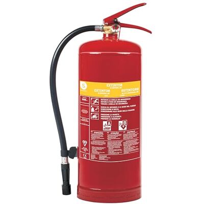Smartwares Foam Fire Extinguisher, 6L, AB, Including Bracket, BSI Certified, FEX-15262 Smartwares Foam Fire Extinguisher, 6L, AB, Including Bracket, BSI Certified, FEX-15262