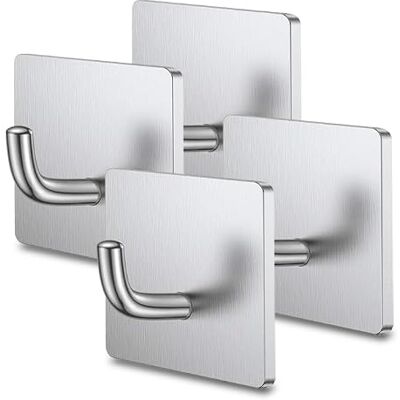 Prepared Hero Fire Blanket Hook, Wall Mount Holder for Home & Kitchen, 4 Pk Prepared Hero Fire Blanket Hook, Wall Mount Holder for Home & Kitchen, 4 Pk