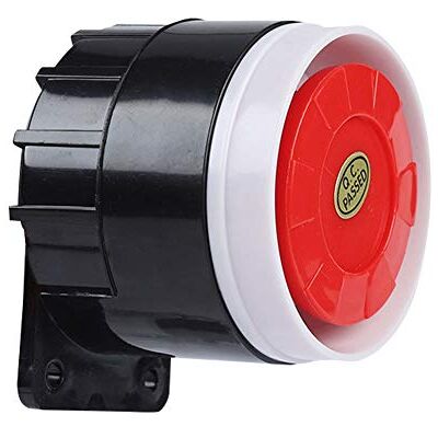 Sonew 12v Alarm Sounder, DC 12V Mini Red Wired Horn Siren Sound Alarm System Warning Horn for Home Security 120dB Sonew 12v Alarm Sounder, DC 12V Mini Red Wired Horn Siren Sound Alarm System Warning Horn for Home Security 120dB