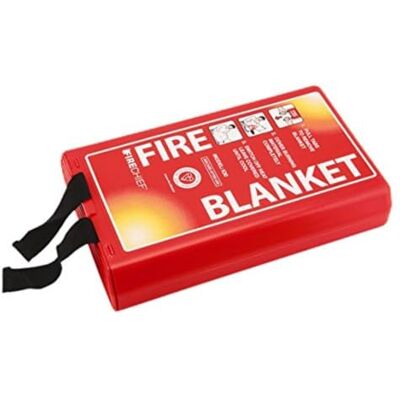 Genware NEV-FB12 Fire Blanket, 1.2 m x 1.2 m Genware NEV-FB12 Fire Blanket, 1.2 m x 1.2 m