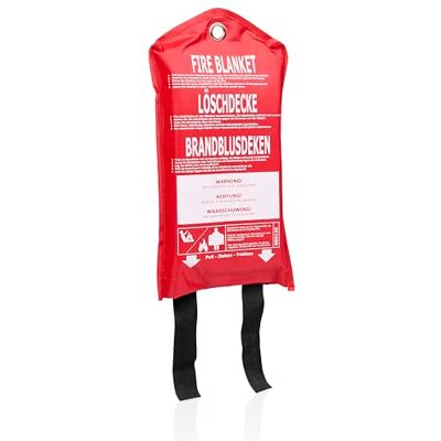 Smartwares fire blanket 1 m x 1 m Easy to use and to hang Single use FEX-15907 Smartwares fire blanket 1 m x 1 m Easy to use and to hang Single use FEX-15907